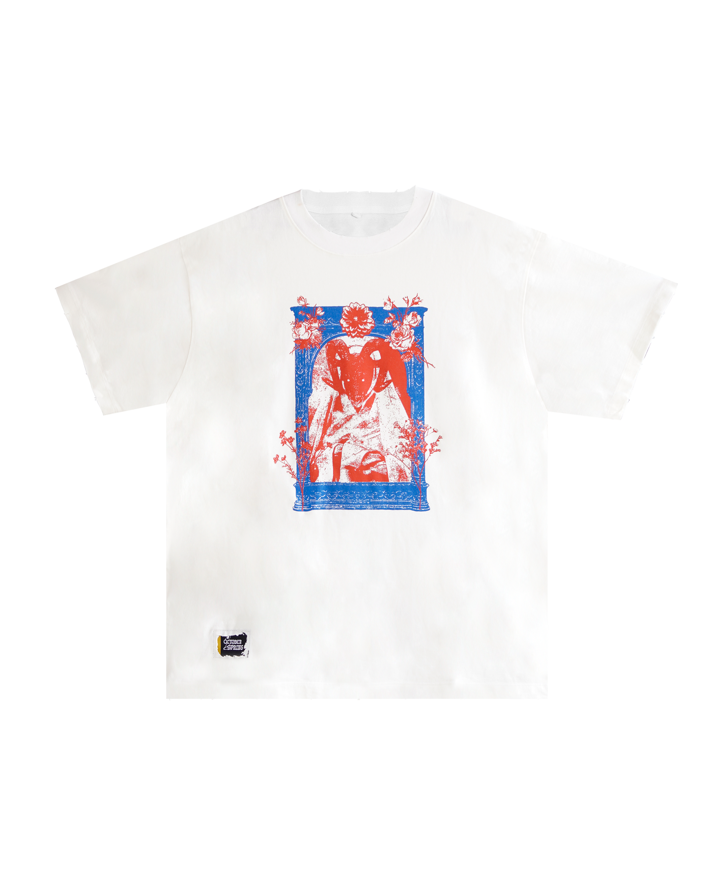 Goat Flower Off-White Tee